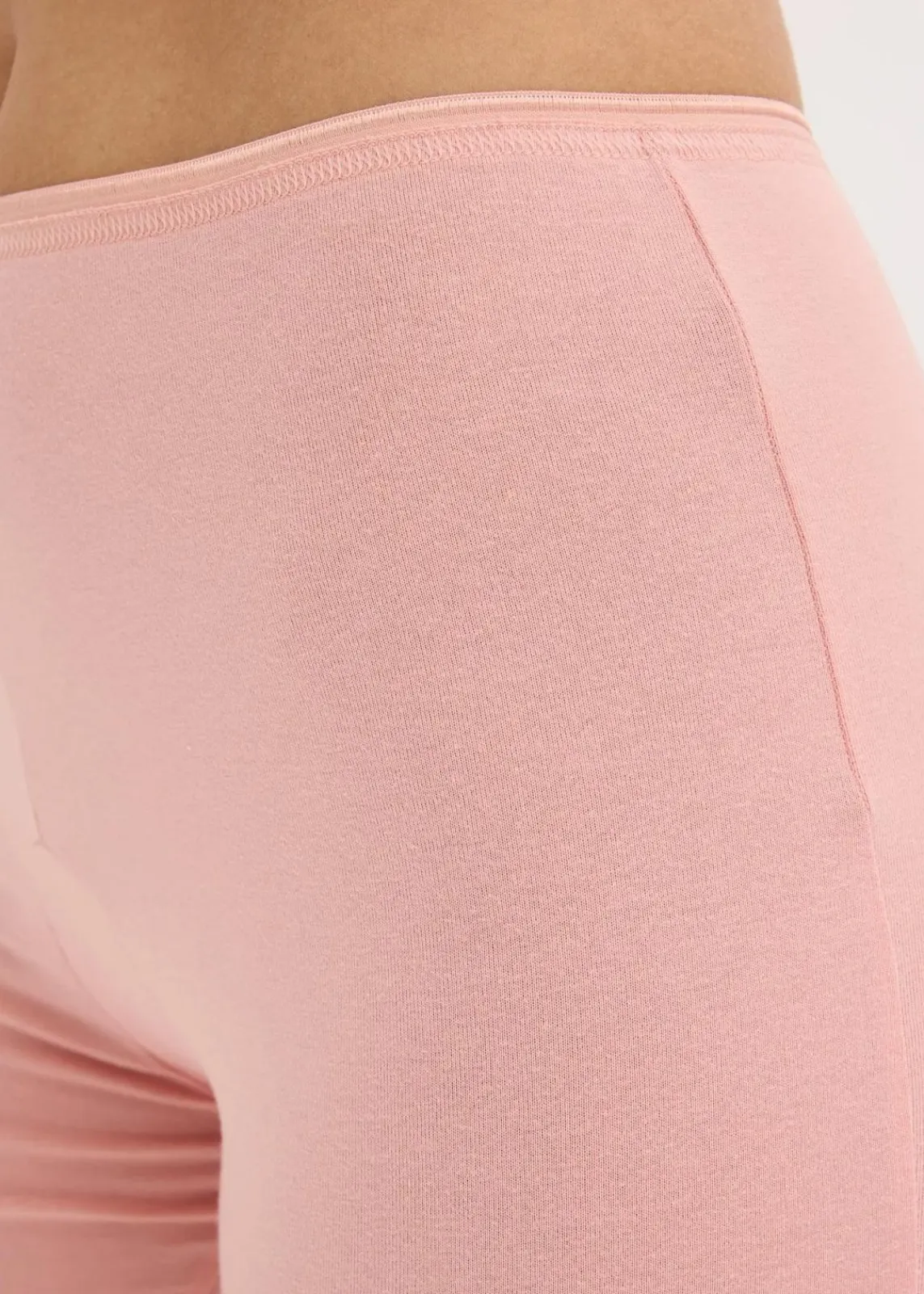bonprix Wäsche·Baumwollunterwäsche|Wäsche·Höschen^Lange Damen Boxer mit Bio-Baumwolle (3er Pack) antikrosa/schiefergrau/weiß