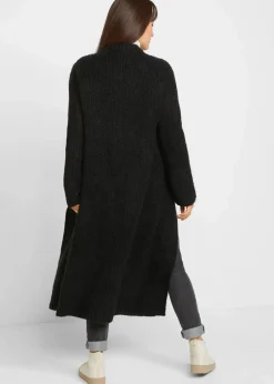 bonprix Bekleidung·Umstandsmode|Bekleidung·Jeans^Lange Strickjacke schwarz