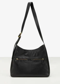 bonprix Taschen^Lederhandtasche schwarz