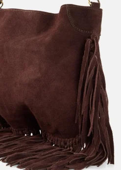 bonprix Taschen^Lederhandtasche dunkelbraun