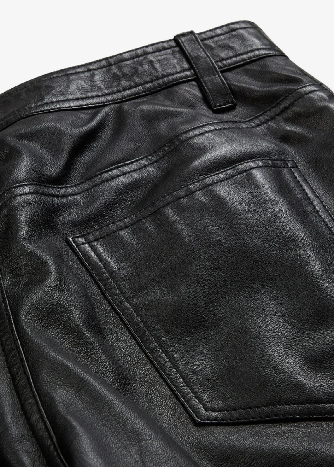 bonprix Hosen|Premium^Lederhose aus Lammnappa schwarz