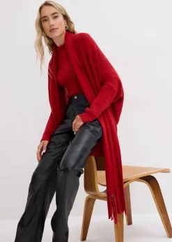 bonprix Hosen|Premium^Lederhose aus Lammnappa schwarz