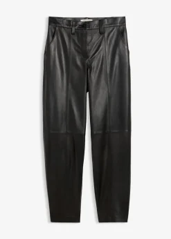 bonprix Bekleidung·Kleider|Premium^Lederhose aus Lammnappa schwarz