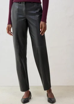 bonprix Bekleidung·Kleider|Premium^Lederhose aus Lammnappa schwarz