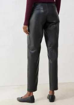 bonprix Bekleidung·Kleider|Premium^Lederhose aus Lammnappa schwarz