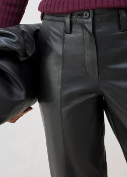 bonprix Bekleidung·Kleider|Premium^Lederhose aus Lammnappa schwarz