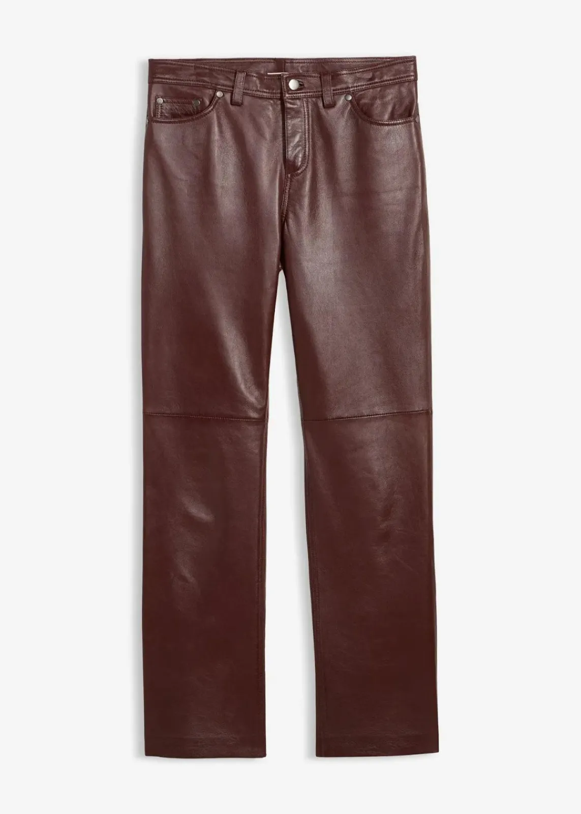 bonprix Bekleidung·Kleider|Premium^Lederhose aus Lammnappa kaffeebraun