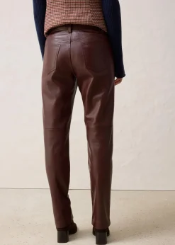 bonprix Bekleidung·Kleider|Premium^Lederhose aus Lammnappa kaffeebraun