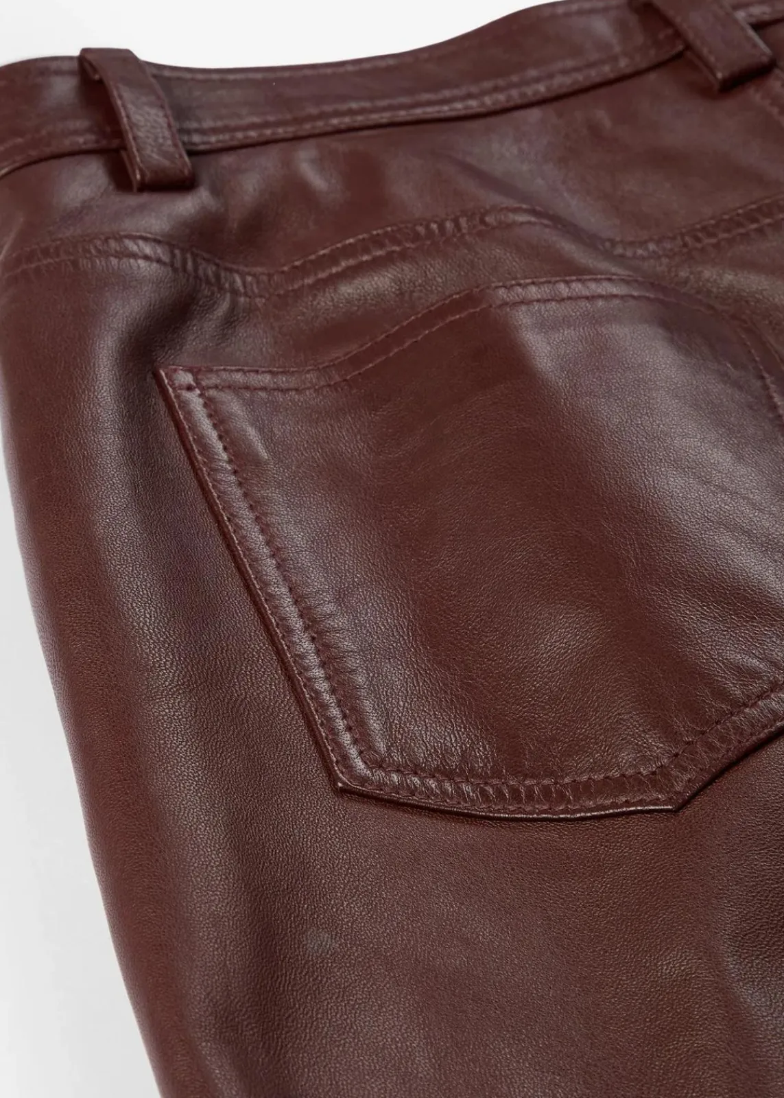 bonprix Bekleidung·Kleider|Premium^Lederhose aus Lammnappa kaffeebraun