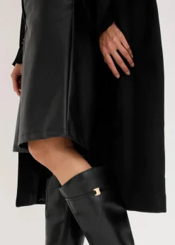 bonprix Hosen|Shorts^Lederimitat-Bermuda schwarz