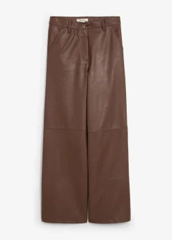 bonprix Hosen|Bekleidung·Kleider^Lederimitat-Hose braun