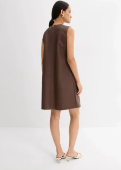 bonprix Kleider^Lederimitat-Kleid braun