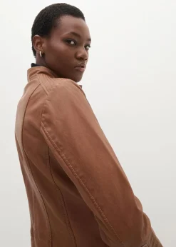 bonprix Premium|Nachhaltigere Materialien^Lederjacke aus Lammnappa cognac