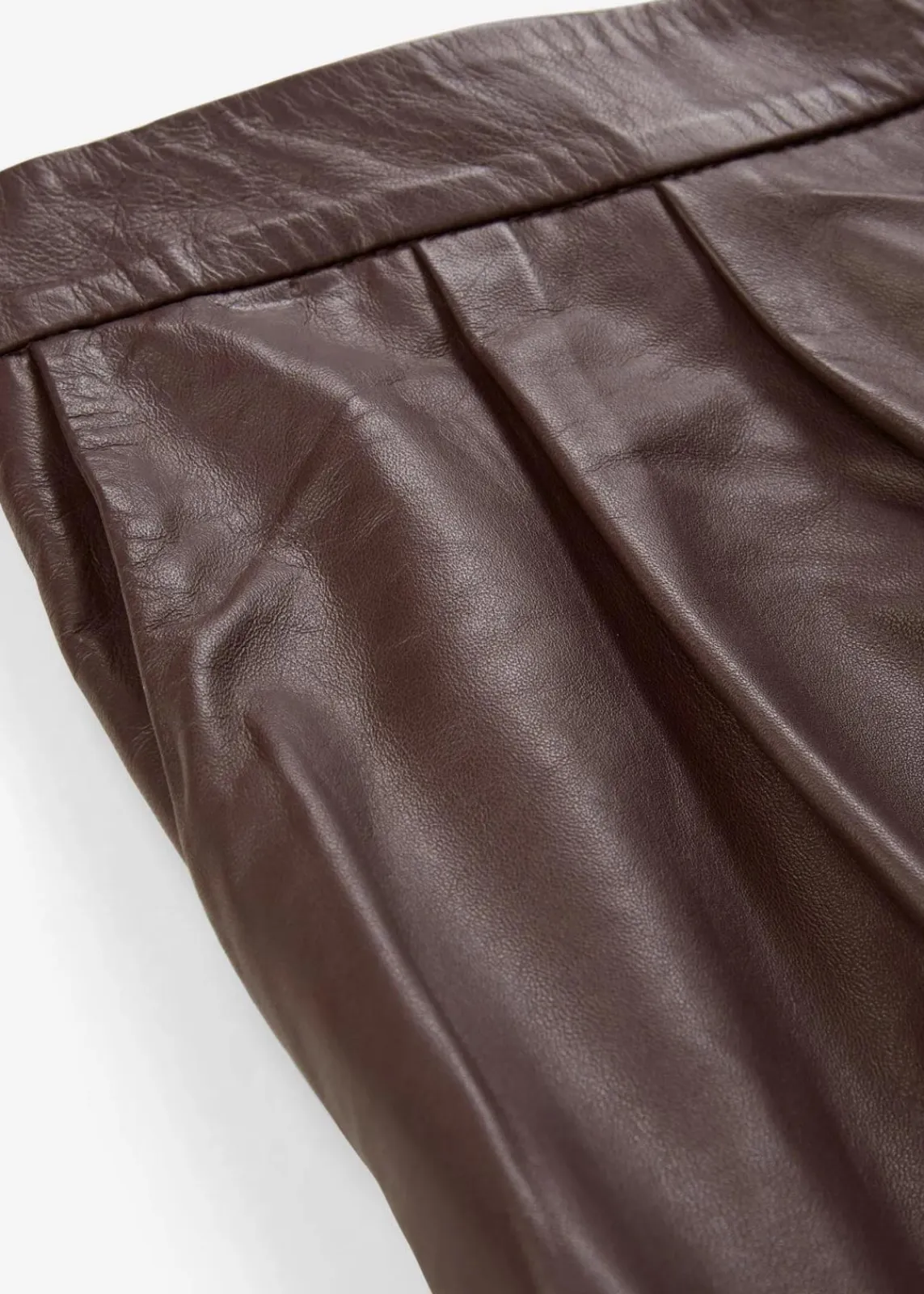 bonprix Bekleidung·Kleider|Premium^Leder-Shorts aus Lammnappa terrabraun