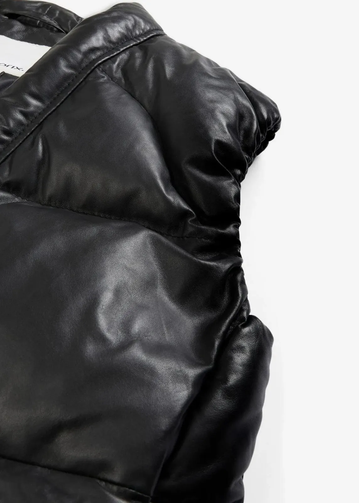 bonprix Jacken & Mäntel|Bekleidung·Hosen^Leder-Steppweste aus Lammnappa schwarz