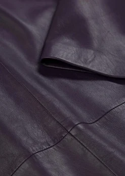 bonprix Bekleidung·Jacken & Mäntel|Blusen & Tuniken^Leder-Tunika aus Lammnappa pflaume