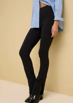 bonprix Bekleidung·Kleider|Hosen^Leggings aus Baumwolle schwarz