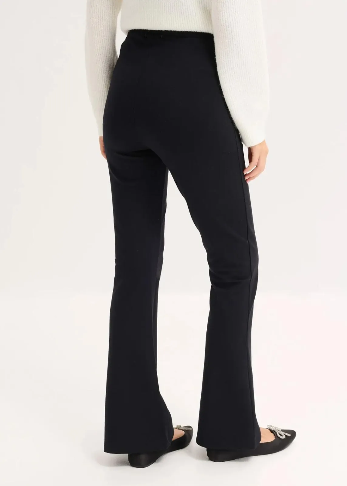 bonprix Bekleidung·Kleider|Hosen^Leggings aus bequemen Punto di Roma schwarz
