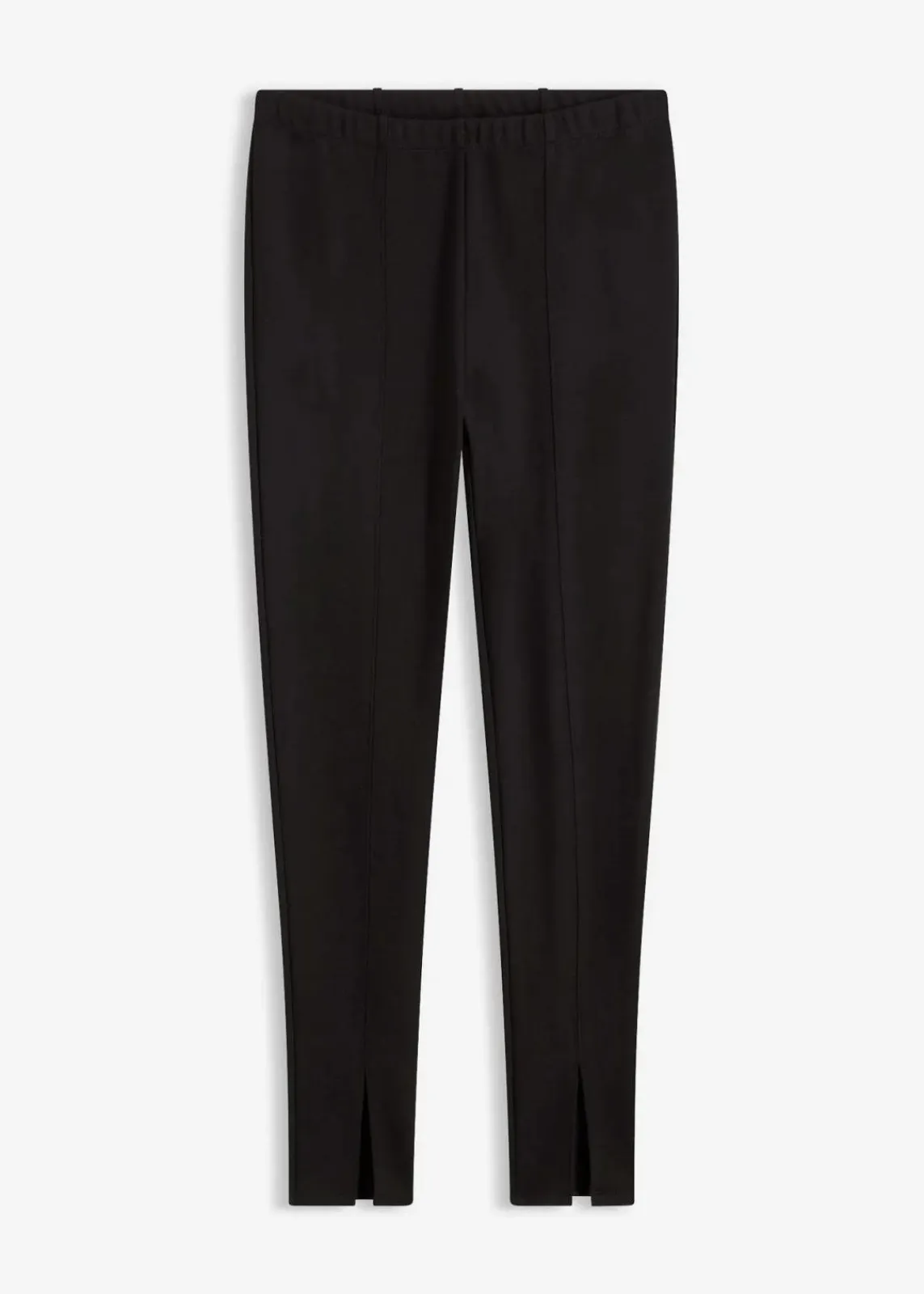 bonprix Bekleidung·Kleider|Nachhaltigere Materialien^Leggings aus bequemen Punto di Roma schwarz