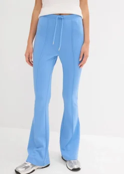 bonprix Bekleidung·Kleider|Nachhaltigere Materialien^Leggings aus Punto di Roma mittelblau