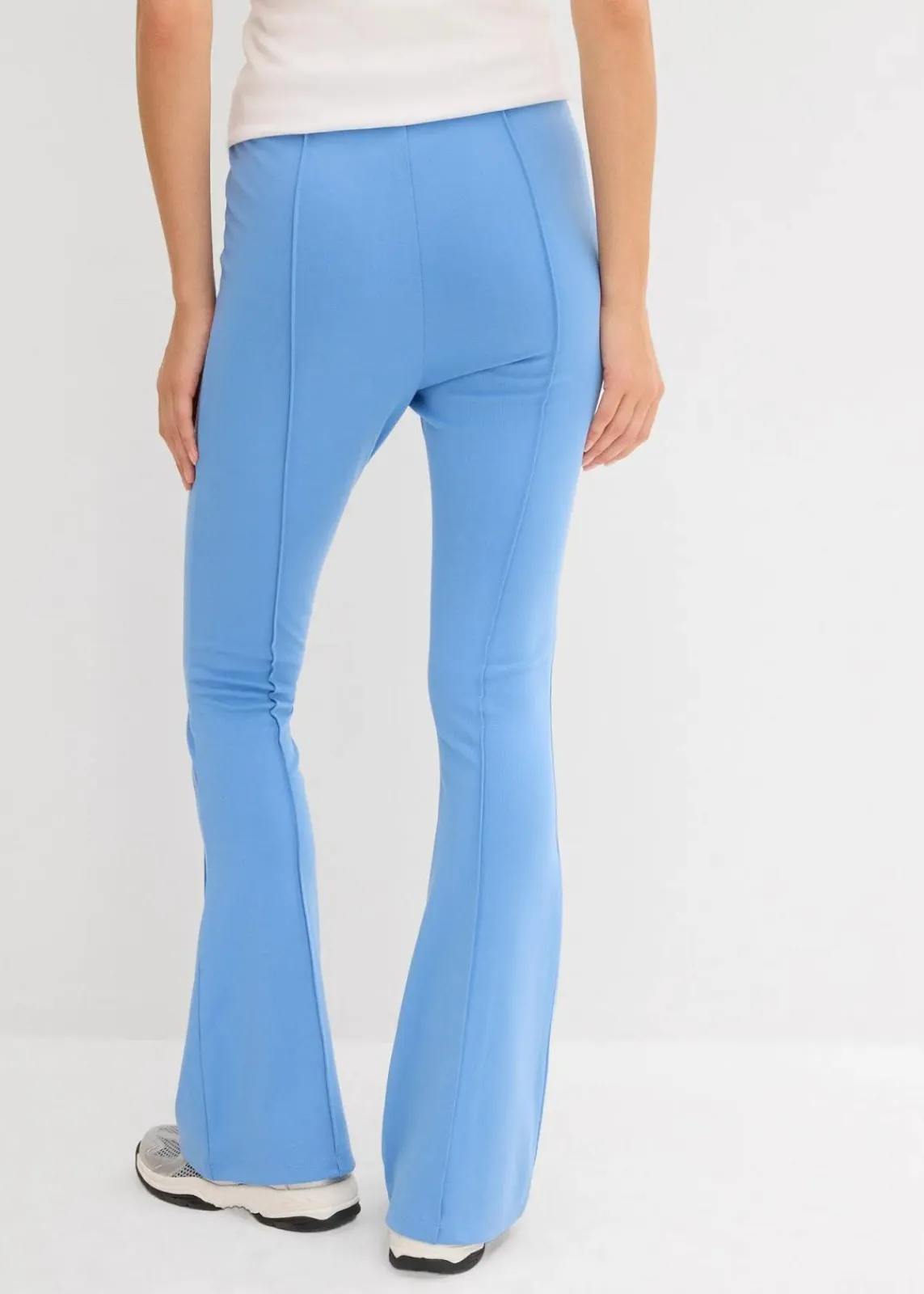 bonprix Bekleidung·Kleider|Nachhaltigere Materialien^Leggings aus Punto di Roma mittelblau