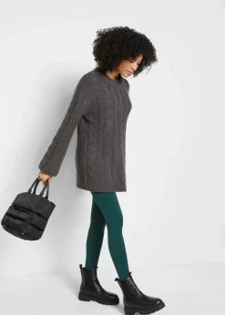 bonprix Hosen|Basics^Leggings (2er-Pack) rubinrot+tiefgrün