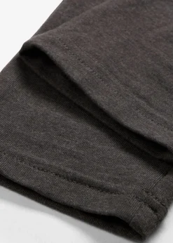 bonprix Basics|Bekleidung·Kleider^Leggings (2er-Pack) anthrazit meliert + schwarz