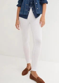 bonprix Basics|Bekleidung·Kleider^Leggings (2er-Pack) weiß + schwarz