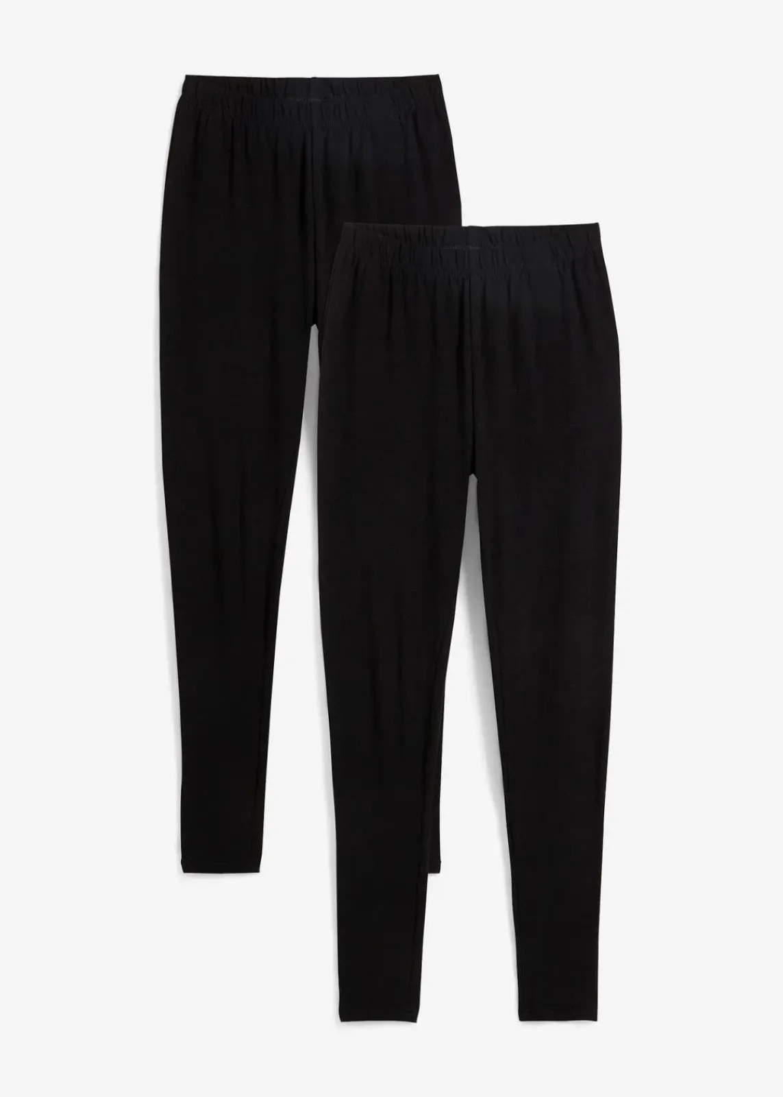 bonprix Bekleidung·Röcke|Bekleidung·Kleider^Leggings (2er-Pack) schwarz + schwarz