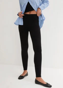 bonprix Bekleidung·Röcke|Bekleidung·Kleider^Leggings (2er-Pack) schwarz + schwarz