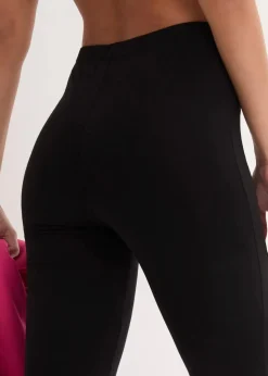 bonprix Bekleidung·Röcke|Bekleidung·Kleider^Leggings (2er-Pack) schwarz + schwarz