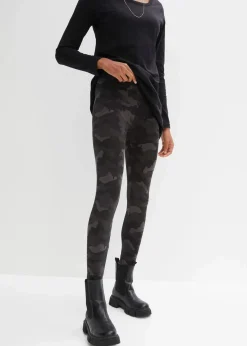 bonprix Bekleidung·Kleider|Hosen^Leggings (2er-Pack) schwarz camouflage + schwarz