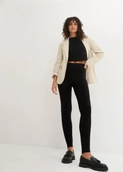 bonprix Basics|Bekleidung·Kleider^Leggings (2er-Pack) dunkelblau + schwarz