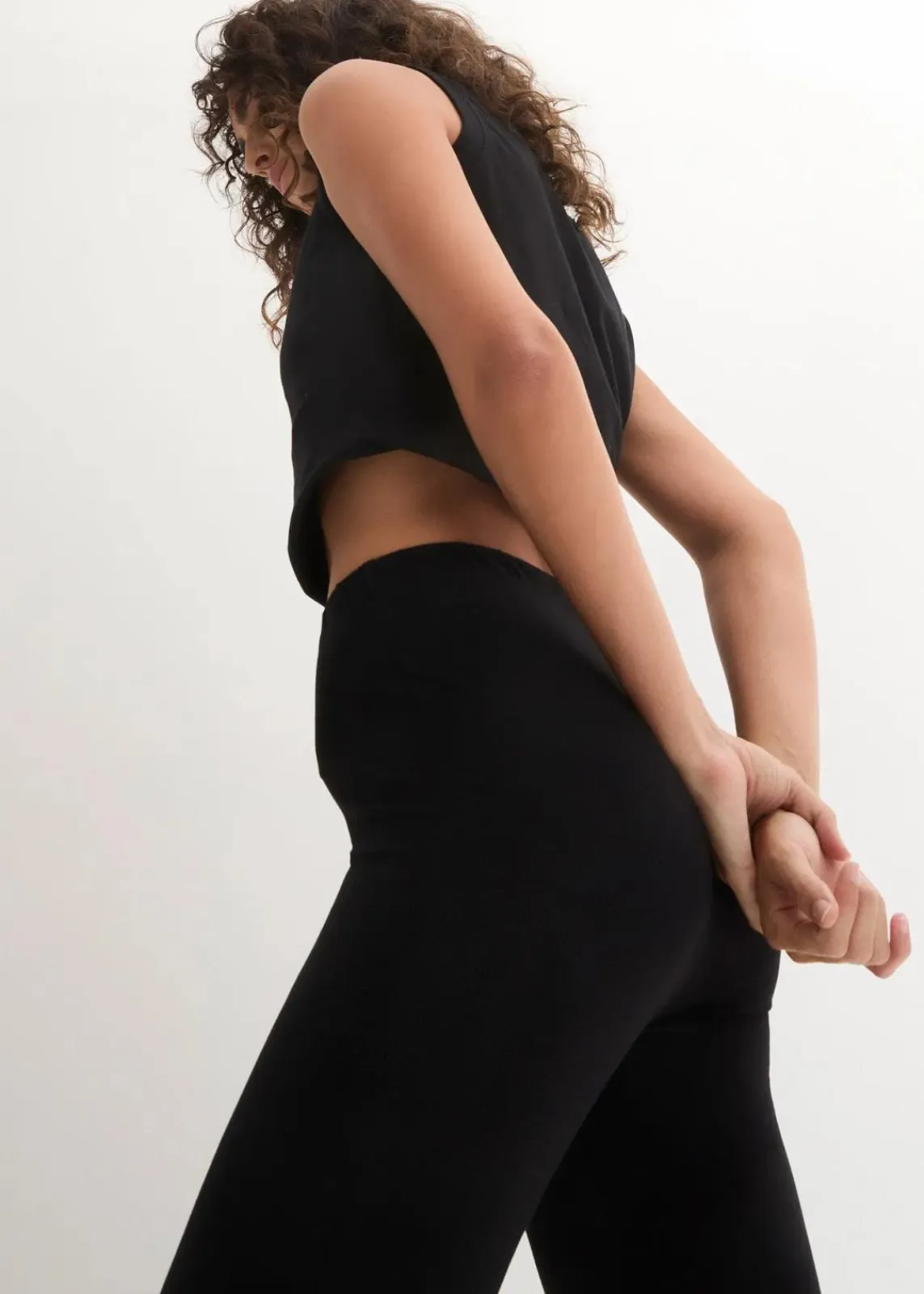 bonprix Basics|Bekleidung·Kleider^Leggings (2er-Pack) dunkelblau + schwarz