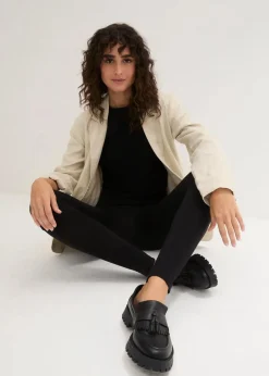 bonprix Basics|Bekleidung·Kleider^Leggings (2er-Pack) dunkelblau + schwarz