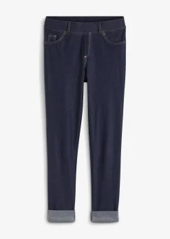 bonprix Bekleidung·Kleider|Hosen^Leggings in Jeansoptik blau denim