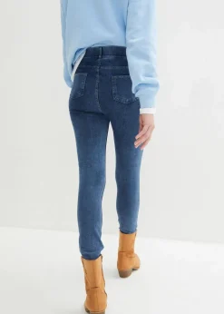 bonprix Bekleidung·Kleider|Hosen^Leggings in Jeansoptik blau