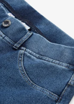 bonprix Bekleidung·Kleider|Hosen^Leggings in Jeansoptik blau