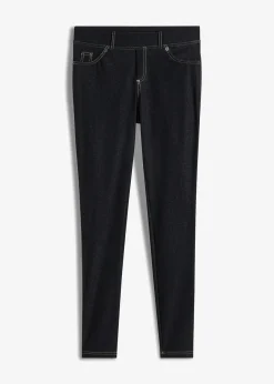 bonprix Bekleidung·Kleider|Hosen^Leggings in Jeansoptik black stone