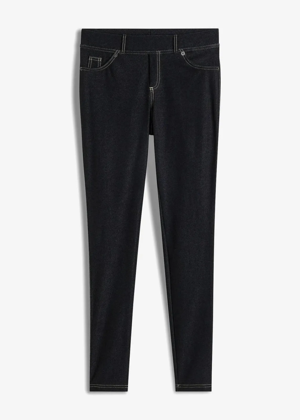 bonprix Bekleidung·Kleider|Hosen^Leggings in Jeansoptik black stone