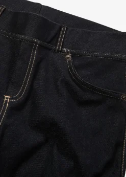 bonprix Bekleidung·Kleider|Hosen^Leggings in Jeansoptik black stone