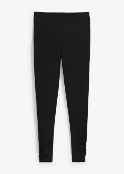 bonprix Bekleidung·Kleider|Hosen^Leggings mit breitem Bequembund schwarz