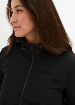 bonprix Bekleidung·Blazer|Umstandsmode^Leicht wattierte 3-in-1 Umstandsfunktionsjacke mit Trageeinsatz schwarz