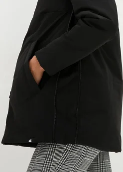 bonprix Bekleidung·Blazer|Umstandsmode^Leicht wattierte 3-in-1 Umstandsfunktionsjacke mit Trageeinsatz schwarz