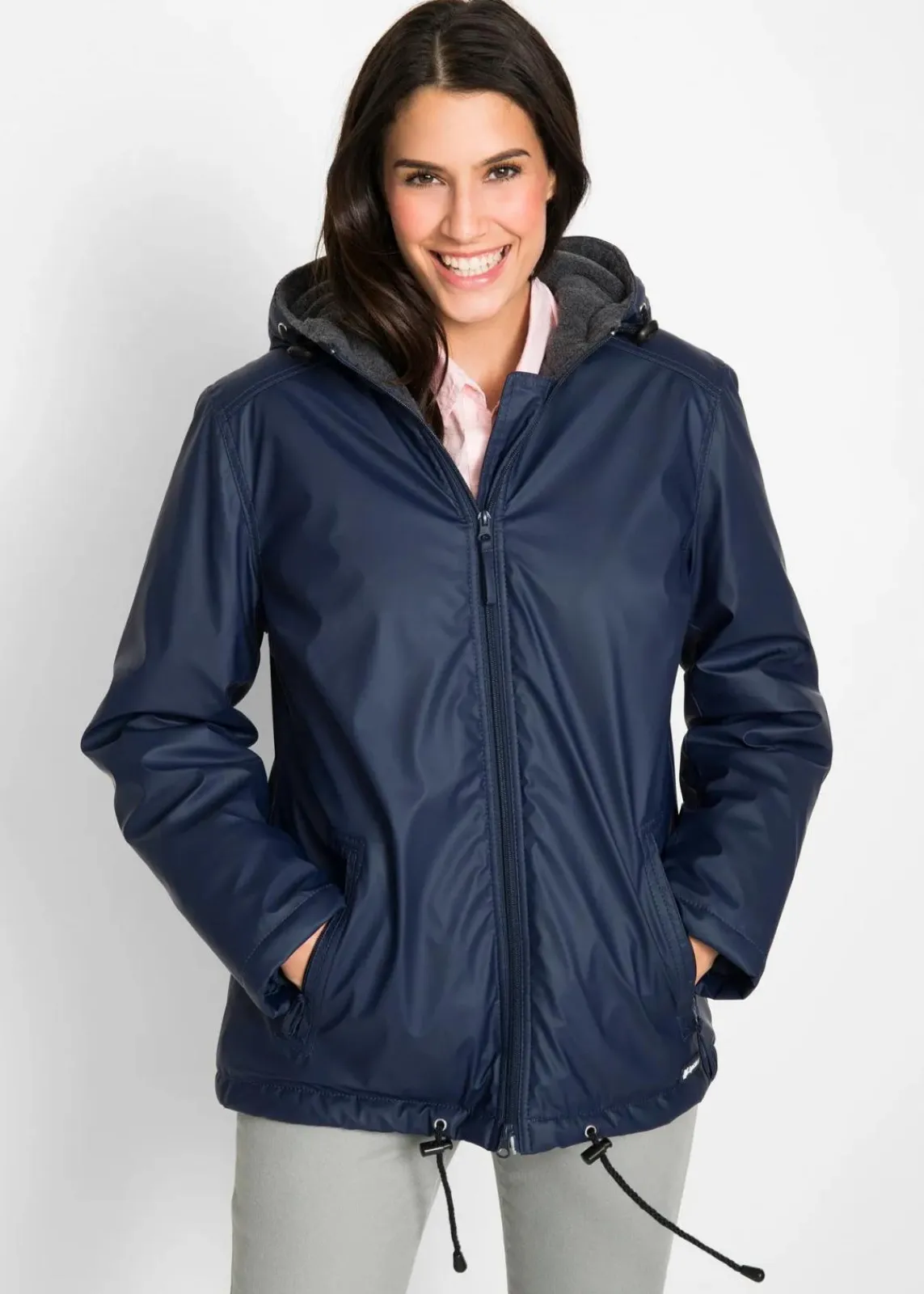 bonprix Bekleidung·Hosen|Jacken & Mäntel^Leicht wattierte Winterjacke dunkelblau