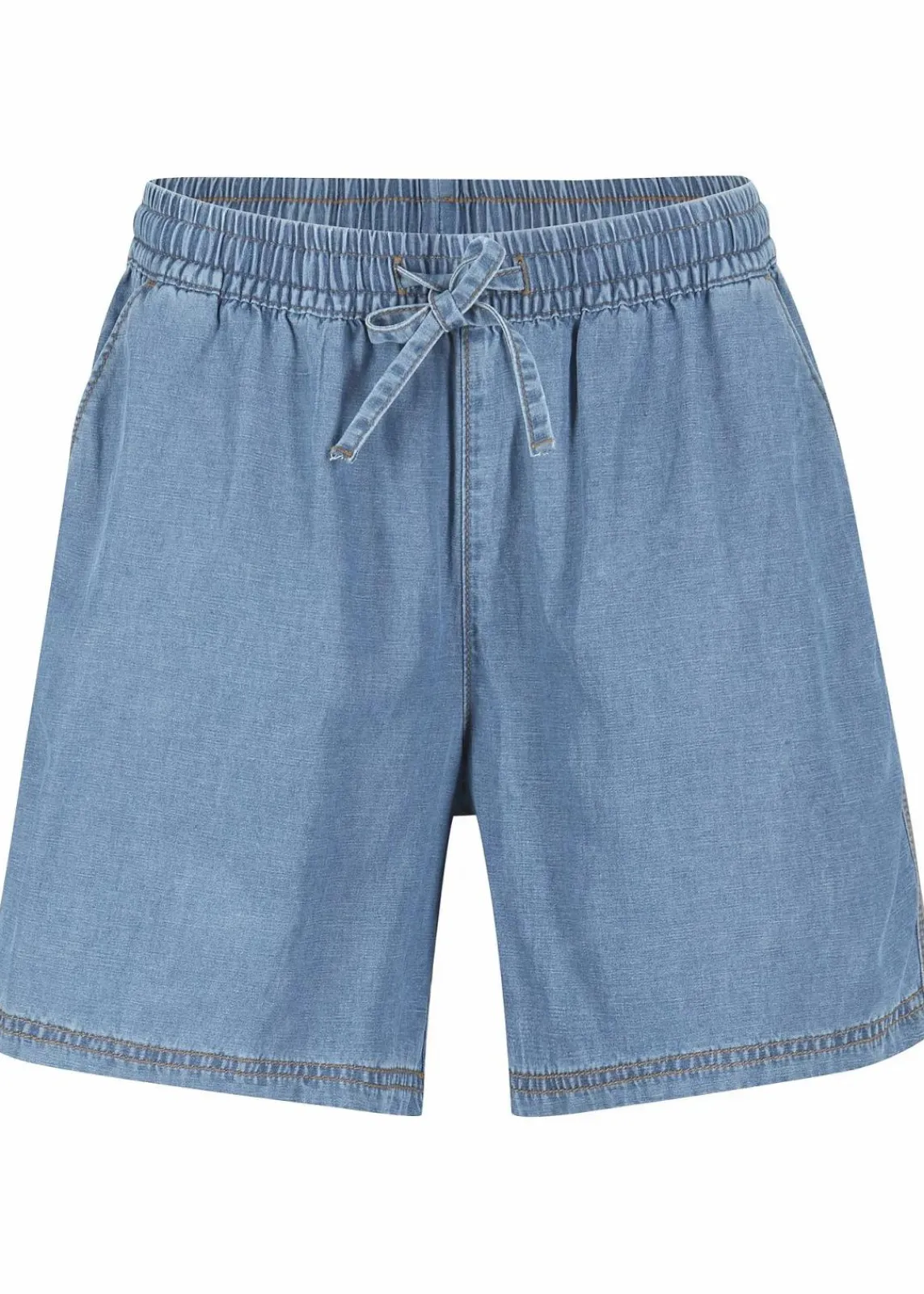 bonprix Bekleidung·Outdoorbekleidung|Shorts^Leichte Denim Shorts mit Leinen hellblau denim