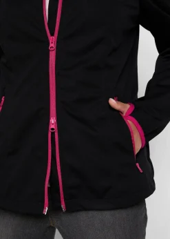 bonprix Jacken & Mäntel^Leichte Softshelljacke schwarz