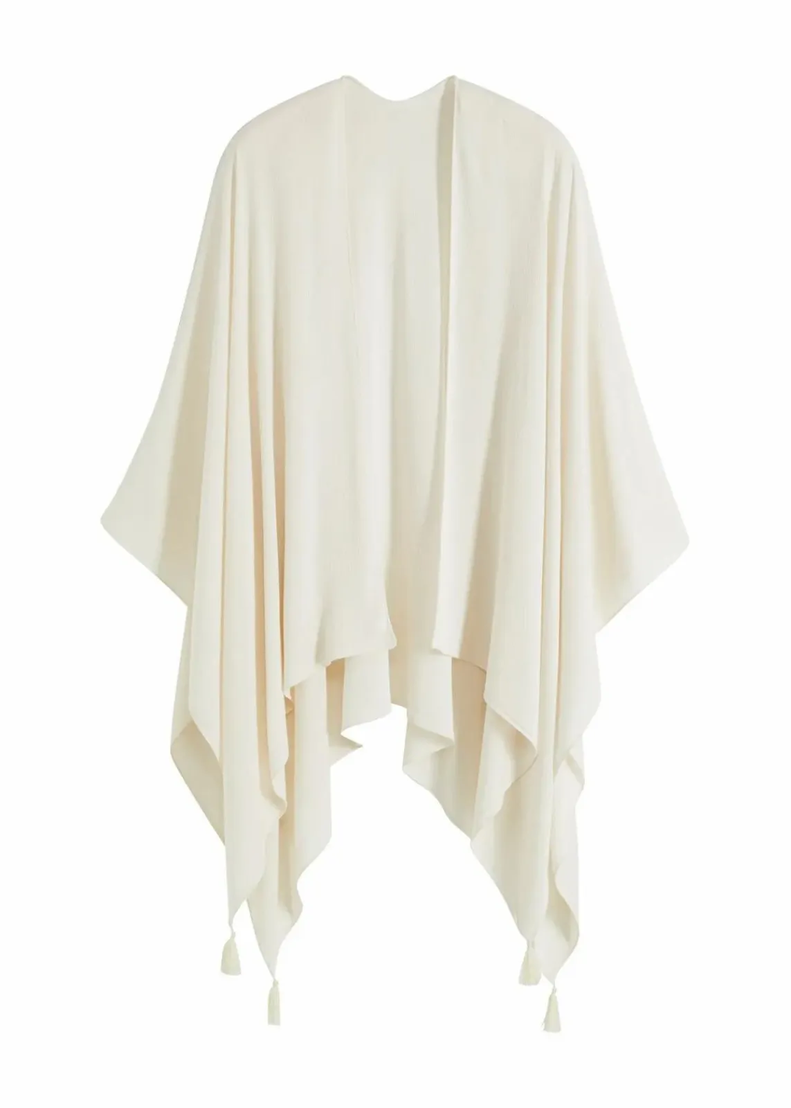 bonprix Ponchos|Schuhe & Accessoires In Spezialgrößen·Tücher & Ponchos^Leichter Sommerponcho cremeweiß