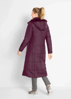 bonprix Bekleidung·Hosen|Jacken & Mäntel^Leichter Steppmantel holunderbeere