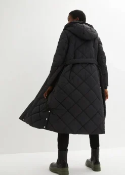 bonprix Bekleidung·Hosen|Jacken & Mäntel^Leichter Steppmantel schwarz